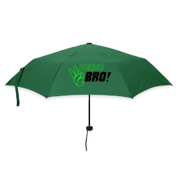 peace bro 02 - Regenschirm (klein) - Flaschengrün - Vorne