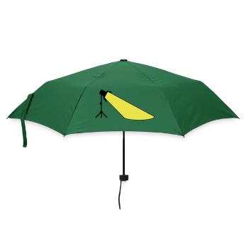 Scheinwerfer auf Ständer mit Lichtkegel zweifarbig - Regenschirm (klein) - Flaschengrün - Vorne