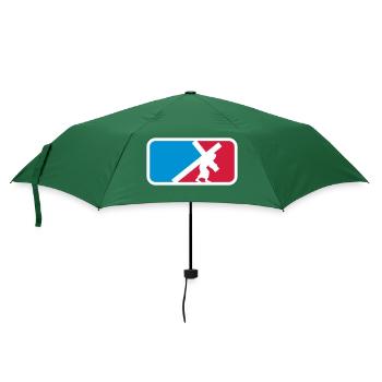 sport kreuz tragen kreuzigung schleppen schwer las - Regenschirm (klein) - Flaschengrün - Vorne