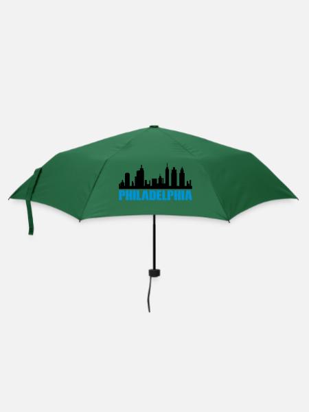 Philadelphia - Regenschirm (klein) - Flaschengrün