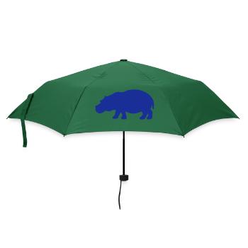 nilpferd - Regenschirm (klein) - Flaschengrün - Vorne