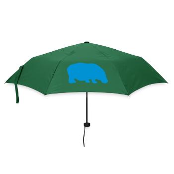 nilpferd - Regenschirm (klein) - Flaschengrün - Vorne