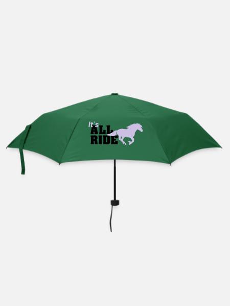 all ride - Regenschirm (klein) - Flaschengrün