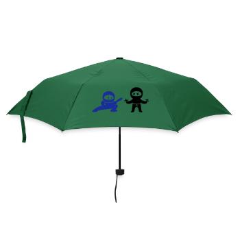 ninjas - Regenschirm (klein) - Flaschengrün - Vorne
