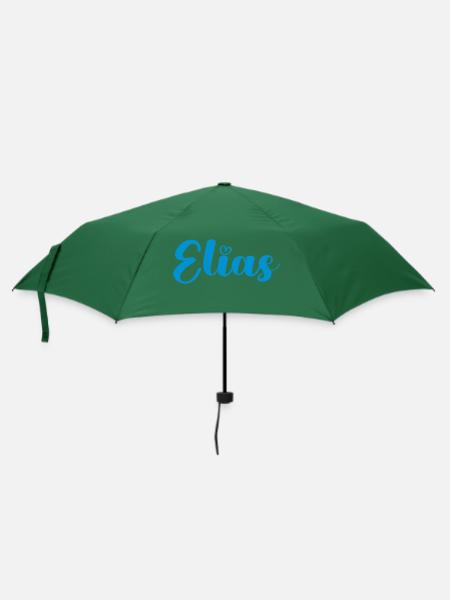 elias - Regenschirm (klein) - Flaschengrün
