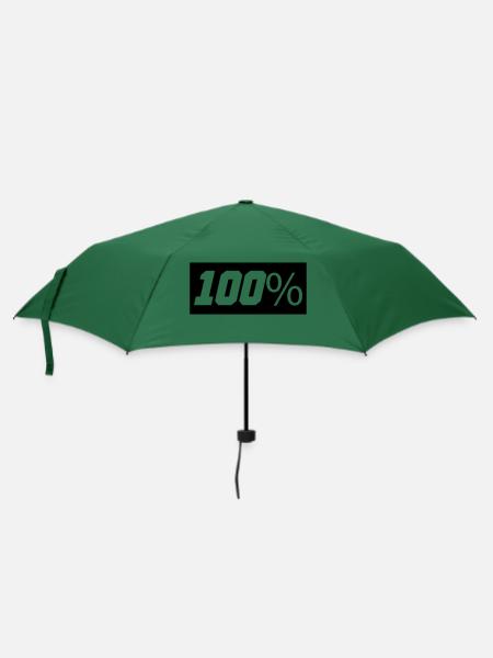 100 - Regenschirm (klein) - Flaschengrün
