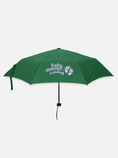 Baby Loading - Regenschirm (klein) - Flaschengrün