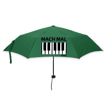 mach mal piano - Regenschirm (klein) - Flaschengrün - Vorne