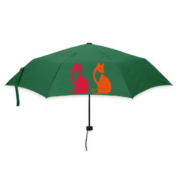 fox 2 - Regenschirm (klein) - Flaschengrün - Vorne