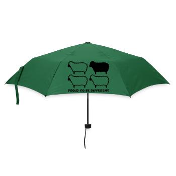 DIFFERENT SHEEP - 1C - Regenschirm (klein) - Flaschengrün - Vorne