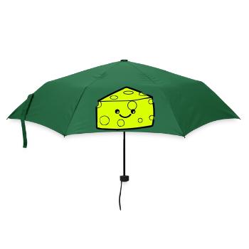 Cheese Smile - Regenschirm (klein) - Flaschengrün - Vorne