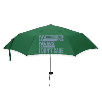 Breaking news don t - Regenschirm (klein) - Flaschengrün - Vorne