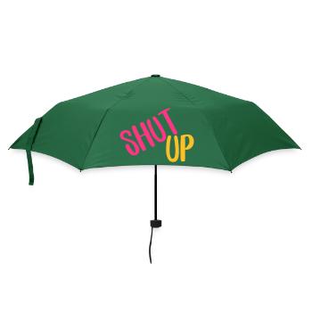 shut up - Regenschirm (klein) - Flaschengrün - Vorne