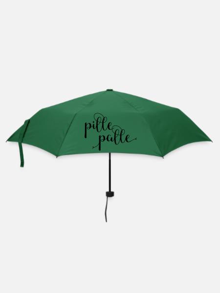 pille palle - Regenschirm (klein) - Flaschengrün