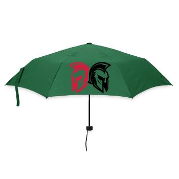 Spartaner Symbol Team Gladiator - Regenschirm (klein) - Flaschengrün - Vorne