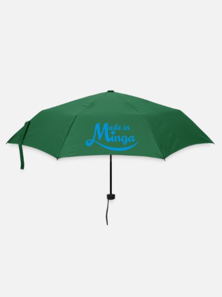 Made in Minga - für echte Münchner Originale! - Regenschirm (klein) - Flaschengrün