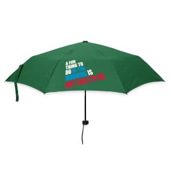 not talk to me - Regenschirm (klein) - Flaschengrün - Vorne