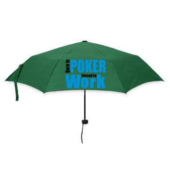 Poker - Regenschirm (klein) - Flaschengrün - Vorne