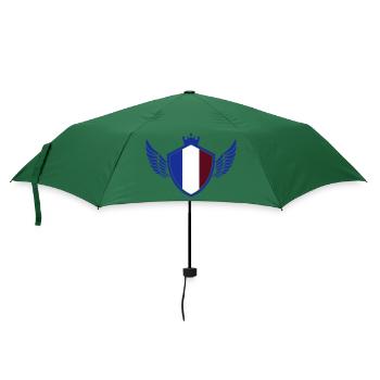france wappen - Regenschirm (klein) - Flaschengrün - Vorne