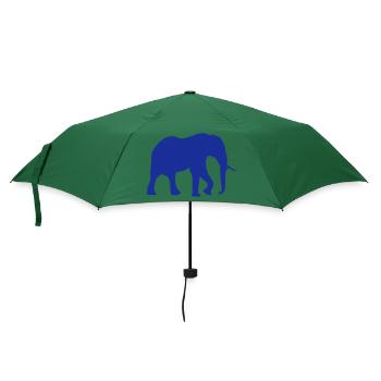 elephant - Regenschirm (klein) - Flaschengrün - Vorne