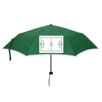 fussball feld - Regenschirm (klein) - Flaschengrün - Vorne