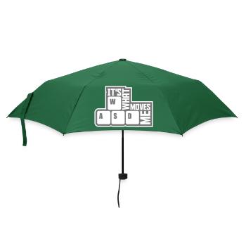 its what moves me - Regenschirm (klein) - Flaschengrün - Vorne