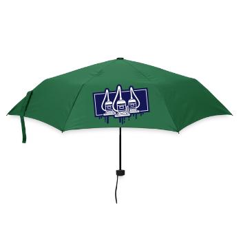 Staubsauger Icon - Regenschirm (klein) - Flaschengrün - Vorne
