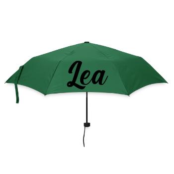 lea name - Regenschirm (klein) - Flaschengrün - Vorne