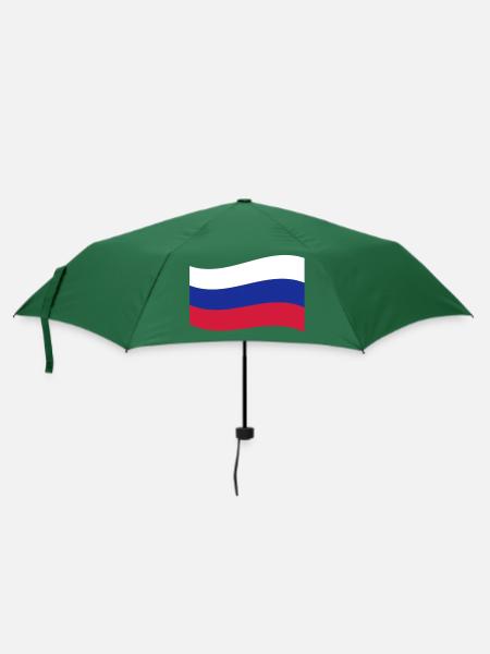 russia - Regenschirm (klein) - Flaschengrün