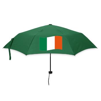 Irland - Regenschirm (klein) - Flaschengrün - Vorne
