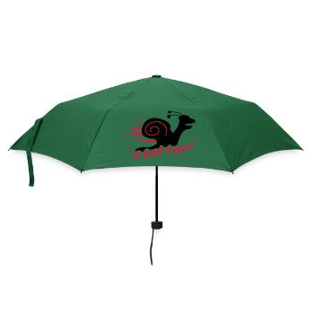 2 Fast 4 You Snail - Regenschirm (klein) - Flaschengrün - Vorne