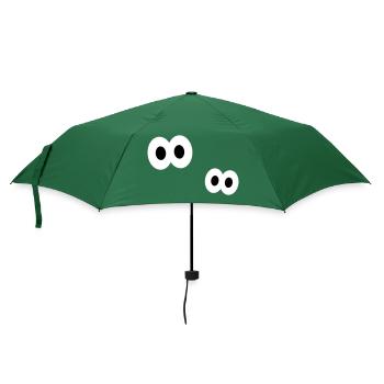 Augen - Regenschirm (klein) - Flaschengrün - Vorne