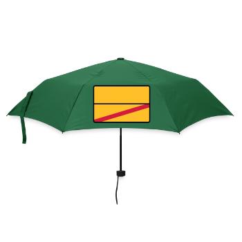 Ortsschild blanko - selbst ausfüllen! - Regenschirm (klein) - Flaschengrün - Vorne