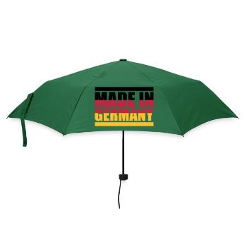 Made in Germany - Regenschirm (klein) - Flaschengrün - Vorne