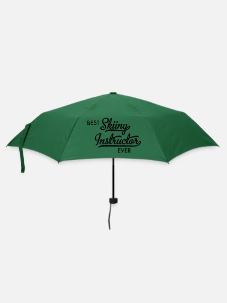 Skilehrer - Regenschirm (klein) - Flaschengrün