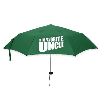 im the favorite uncle - Regenschirm (klein) - Flaschengrün - Vorne