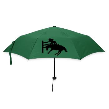 Pony - Regenschirm (klein) - Flaschengrün - Vorne