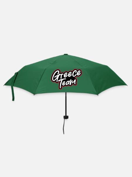 Greece Team - Regenschirm (klein) - Flaschengrün
