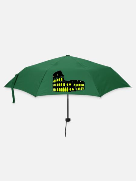 Kolosseum - Regenschirm (klein) - Flaschengrün
