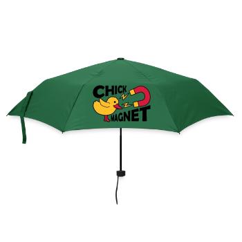 Casanova Chick Magnet Frauenheld - Regenschirm (klein) - Flaschengrün - Vorne
