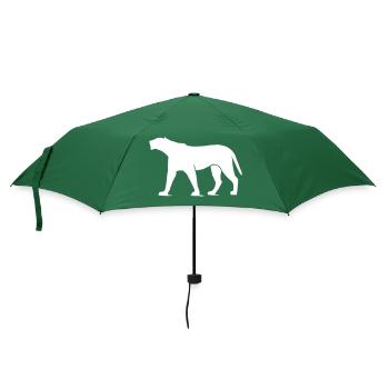 panther animal - Regenschirm (klein) - Flaschengrün - Vorne