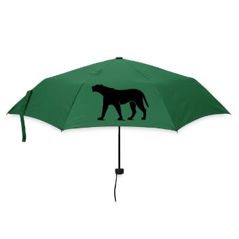 panther animal - Regenschirm (klein) - Flaschengrün - Vorne