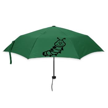 Raupe - Regenschirm (klein) - Flaschengrün - Vorne