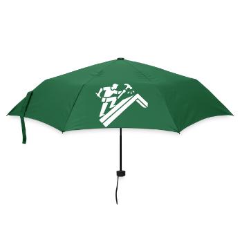 Dachdecker - Regenschirm (klein) - Flaschengrün - Vorne