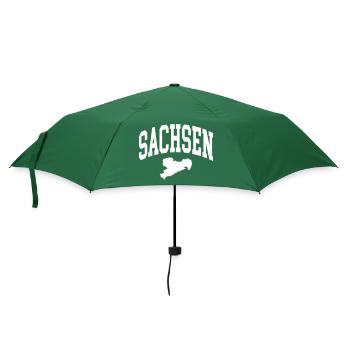 Sachsen - Regenschirm (klein) - Flaschengrün - Vorne