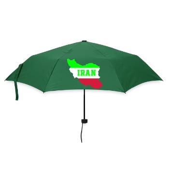 Iran - Regenschirm (klein) - Flaschengrün - Vorne