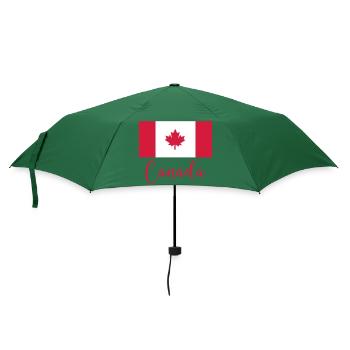 kanada canada - Regenschirm (klein) - Flaschengrün - Vorne