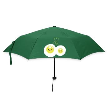 spiegeleier love - Regenschirm (klein) - Flaschengrün - Vorne
