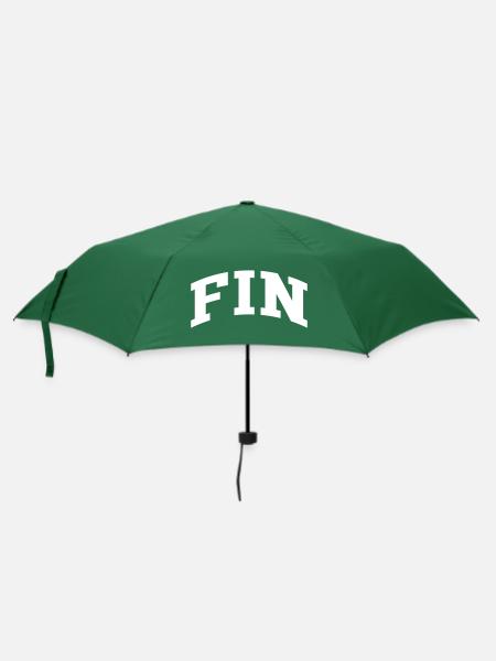 Fin - Regenschirm (klein) - Flaschengrün