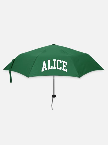 Alice - Regenschirm (klein) - Flaschengrün